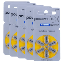 Pilha Auditiva 1.4v Powerone mod. n.10 (COM 4 CART... - Eletrônica Faria