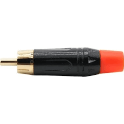 PLUG RCA MACHO BLACK SERIES PROFISSIONAL EM METAL ... - Eletrônica Faria