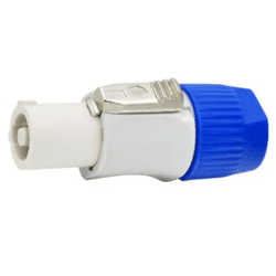 Speakon Powercon Linha Cinza Macho (Power Out) - Eletrônica Faria