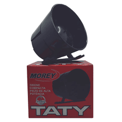 Sirene Piezoelétrica 12volts - 120db - Morey - Eletrônica Faria