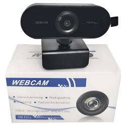 WebCam FULL HD 1080p C/ Microfone - Eletrônica Faria