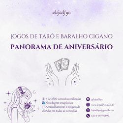 Consulta Baralho Cigano e Tarô - Panorama de Anive... - Loja Elfyn