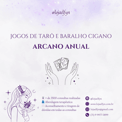 Consulta Arcano Anual e Arcano Pessoal - Tarô Trad... - Loja Elfyn