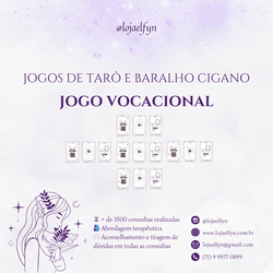 Consulta Baralho Cigano - Vocacional - Estudos e C... - Loja Elfyn