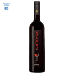 Makedonikos vinho fino tinto meio seco 750 ml - Empório Grego