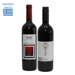 KIT VINHO EM DOBRO - KOKKINOS E KOSMIMA TINTO - Empório Grego