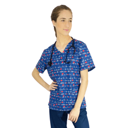 Scrub Tradicional Feminino - Medical Nursing D4 (Blusa Avulsa)