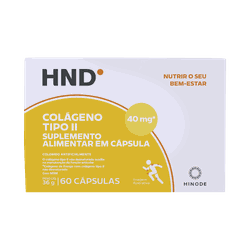 Suplemento Alimentar Colágeno Tipo II HND 60 Cápsu... - Edinaldo Hinode
