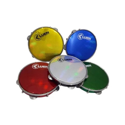 PANDEIRO 10 ABS PLAT INOX PELE HOLOGRAFICA SORTIDO... - Escutsom