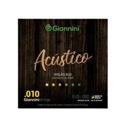 ENCORDOAMENTO PARA VIOLAO BRONZE 65/35 0.010 - GES... - Escutsom