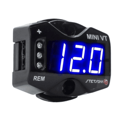 Voltímetro Digital Stetsom Mini VT LED Azul - 528 - Escutsom