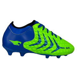 Chuteira Wave Sintética Campo Adulto - Verde/Azul - IBAL Esportivos