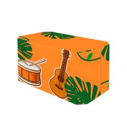 Capa de Mesa Descorativa Veste Fácil Tema Roda de Samba - 7527 - ESTAMPARIA NET 