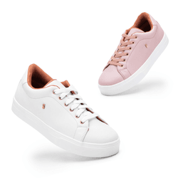 Kit 2 Tenis Feminino Casual Original Madchen Branc...