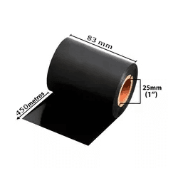 Ribbon Cera 083X450 Preto - 65 - EXPRESSBARCODE