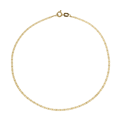 Tornozeleira De Ouro 18k Piastrine De 1,6mm Com 24... - Fábrica do Ouro ®️