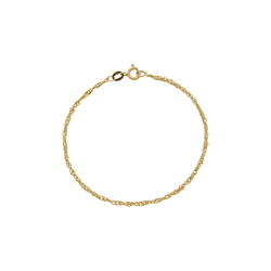 Pulseira De Ouro 18k Singapura De 2mm Com 18cm - 1... - Fábrica do Ouro ®️