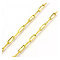 Corrente De Ouro 18k Cartie Longa De 2,5mm Com 50c... - Fábrica do Ouro ®️