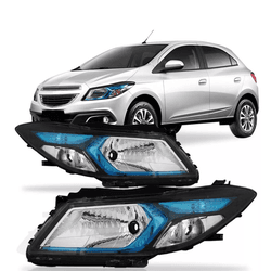 Farol Dianteiro Chevrolet Onix e Prisma 2013 a 201... - Fastcarplace