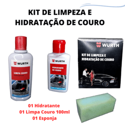 Kit Wurth De Limpeza E Hidratação De Couro - 51 - Fastcarplace