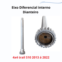 Eixo Diferencial Interno Dianteiro 4x4 TrailBLASER... - Fastcarplace