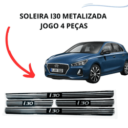 Kit Soleira Hyundai I30 4 Peças Protetor De Portas... - Fastcarplace