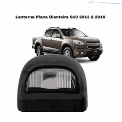 Lanterna Placa S10 2013 a 2016 Lado Esquerdo - 785 - Fastcarplace