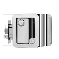Fechadura para Porta De Entrada Motorhome CROMADO ... - TOP RV Componentes e Soluções