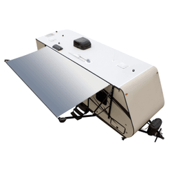 Toldo para Motorhome Automático 12v - cor cinza - ... - TOP RV Componentes e Soluções