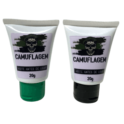 Kit Camuflagem de Bisnaga 20 G - 2 Cores (Verde e ... - Feroz Militar
