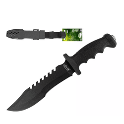 Faca Esportiva Xingu XV3150 Lâmina Preta com Bainh... - Feroz Militar