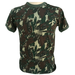 Camiseta Camuflada Adulto Masculina 100% Algodão -... - Feroz Militar