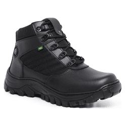 Coturno Masculino Militar PretoTático - 010TATICO... - Feroz Militar