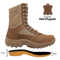Coturno Coyote Novo Modelo Padrão Exército Brasile... - Feroz Militar