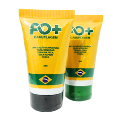 Tinta De Camuflagem Militar Fo+ (Cor Verde E Preto... - Feroz Militar