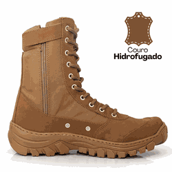 Coturno Coyote Padrão do Eb - Com Zíper - 018Coyot... - Feroz Militar