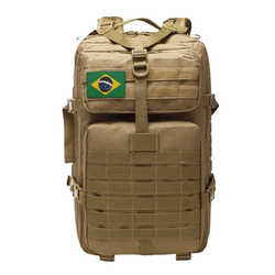  Mochila Tática Militar Cáqui -Multifuncional Impe... - Feroz Militar