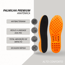Palmilha Anti- Impacto - 01755PALMILHASALTO - Feroz Militar