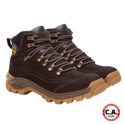 Bota Chicago Coturno em Couro Legítimo com C.A. VL... - Feroz Militar