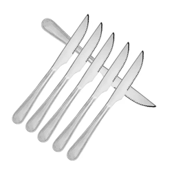 Jogo de Facas de Mesa Aco Inox 19cm Bar Restaurant... - FERTEK FERRAMENTAS