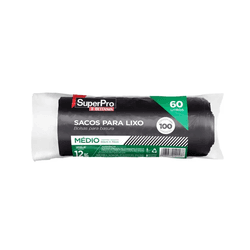 Saco de Lixo 60L Superpro PCT 100 - 9245 - FERTEK FERRAMENTAS
