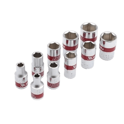 Jogo de Soquete 10 a 22mm Spline Encaixe 1/2 com 1... - FERTEK FERRAMENTAS