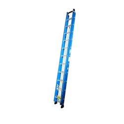 Escada Extensiva Fibra Azul Premium Fechada 4,10m ... - FERTEK FERRAMENTAS