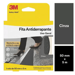 Fita Anti Derrapante Safety Walk 50MMx5M CINZA 3M ... - FERTEK FERRAMENTAS