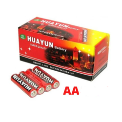 Pilha AA 1,5V Com 4 Unds Huayun Super Quality - 42... - FERTEK FERRAMENTAS