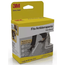 Fita Safety Walk Antiderrapante Transparente 50MM... - FERTEK FERRAMENTAS