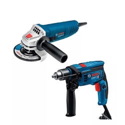 Kit Combo Furadeira de Impacto 1/2 GSB13RE + Esmer... - FERTEK FERRAMENTAS