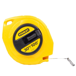 Trena Longa Fita de Aco 30M Stanley 34-107S - 3045 - FERTEK FERRAMENTAS