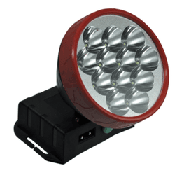 Lanterna CABECA 12leds Recarregavel QH3321 - 735 - FERTEK FERRAMENTAS