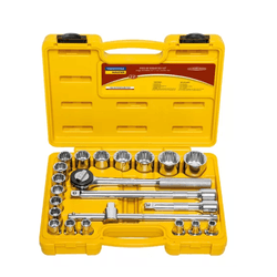 Jogo de Soquete Estriado 1/2 8-30mm 17PCS Tramonti... - FERTEK FERRAMENTAS
